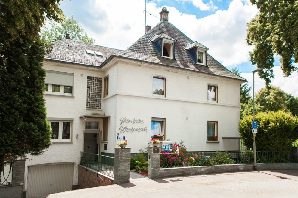 Hotel Pension Wiesenau Bad Salzhausen Екстер'єр фото