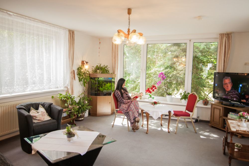 Hotel Pension Wiesenau Bad Salzhausen Екстер'єр фото